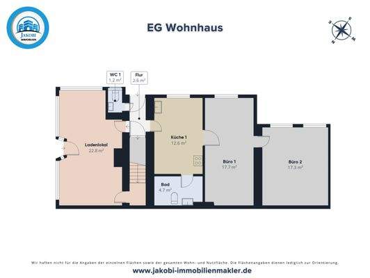 Grundriss EG Wohnhaus