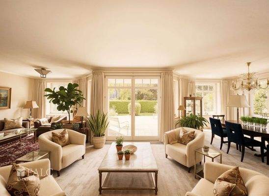 Blick ins Wohn- und Esszimmer EG - (KI generiert)