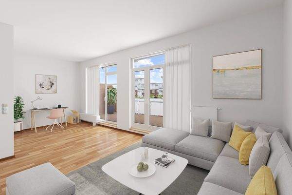 Einrichtungsbeispiel Wohnbereich