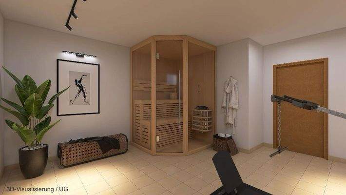 3D-Visualisierung Sauna