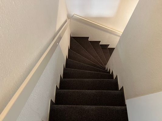 Treppe zum Dachstudio