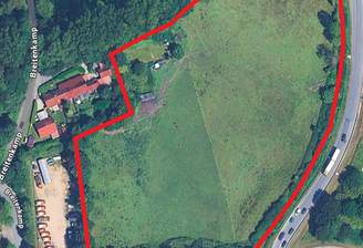 Große Weidelandfläche