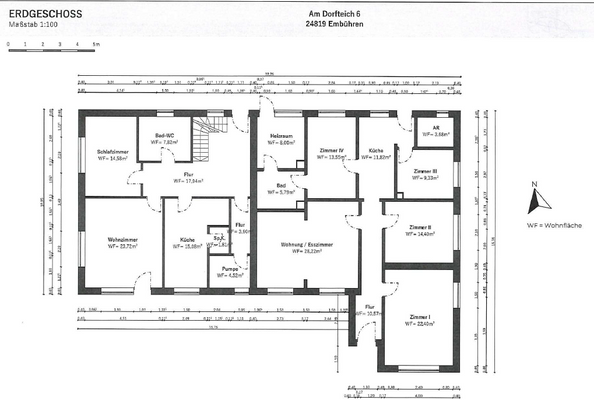 Grundriss Wohnung 1, Erdges...