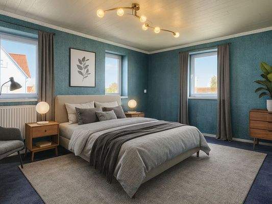 Schlafzimmer (visualisiert)