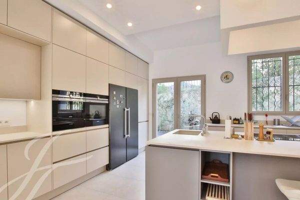 Cuisine Carrelage Acier inoxydable Bar