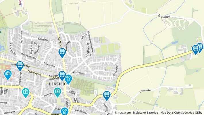 Geolyzer Kartenausschnitt