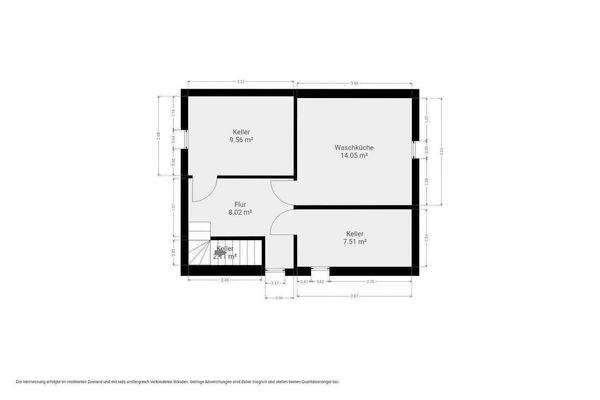 Grundriss- Keller