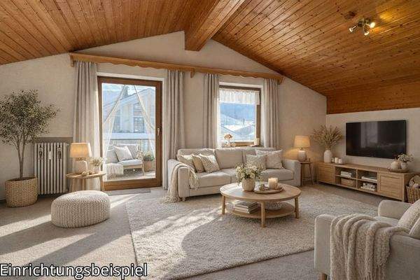 Wohnzimmer I Einrichtungsbeispiel (KI-generiert)