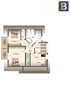 Grundriss Dachgeschoss