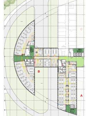 Grundriss EG - open space