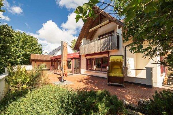 Flachdachterrasse Südansicht