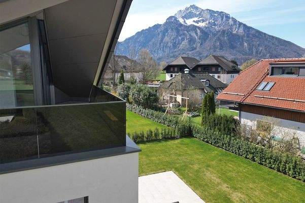 Herrlicher Blick auf den Untersberg - direkt von der beschriebenen Residenz 2 'Manolya'