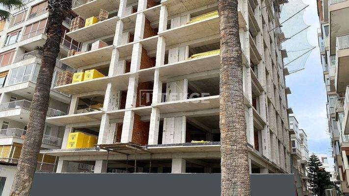 Spacious Beachfront Apartments with Sea View in Bostanlı İzmir