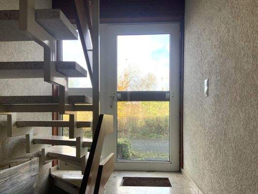 Eingangsbereich der zwei Wohnungen