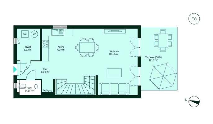 Grundriss Erdgeschoss