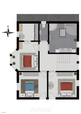 Grundriss Obergeschoss