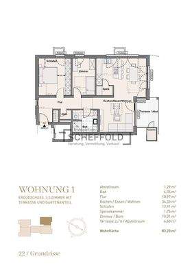 Grundriss Wohnung