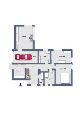 Grundriss KG - nicht maßstabsgetreu