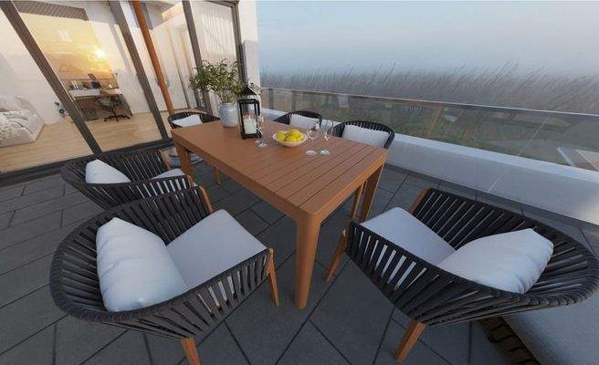Visualisierung Dachterrasse 