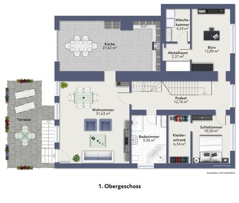 Ideales Mehrgenerationenhaus in Nalbach Obergeschoss