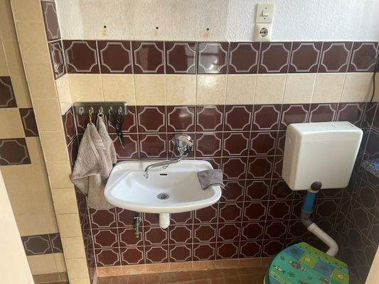 WC mit Dusche Erdgeschoss