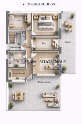 Grundriss Obergeschoss II