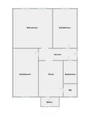 Schematischer Grundriss