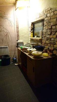 Rustikaler Aufenthaltsraum