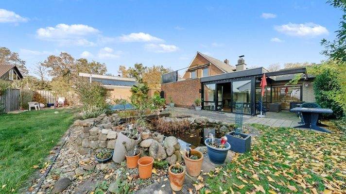 Ansicht Anbau und Wintergarten