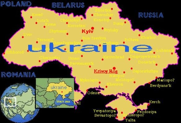 UKRAINE map