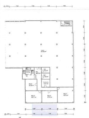 Grundriss Büros und Halle 2024