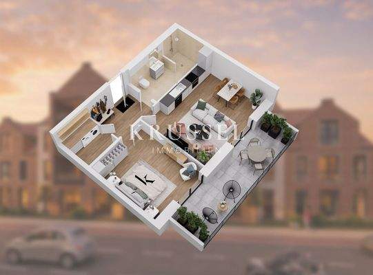 Großzügig geschnittene Wohnung mit optimaler Raumaufteilung 