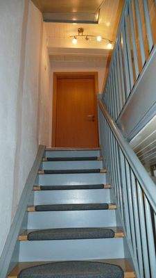 Aufgang ins Obergeschoss