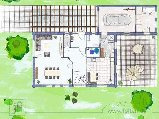 Grundriss Erdgeschoss