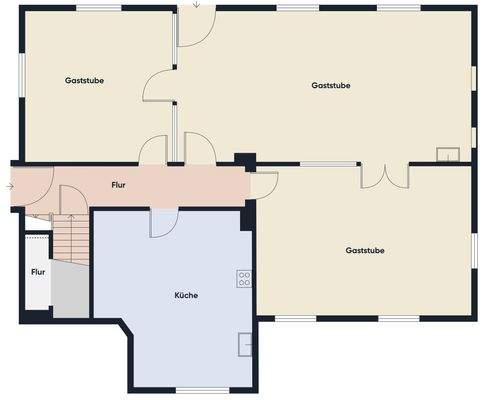 Grundriss ohne Maßstab / Erdgeschoss