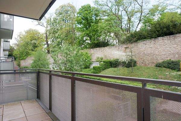 Balkon an den Schlafzimmern