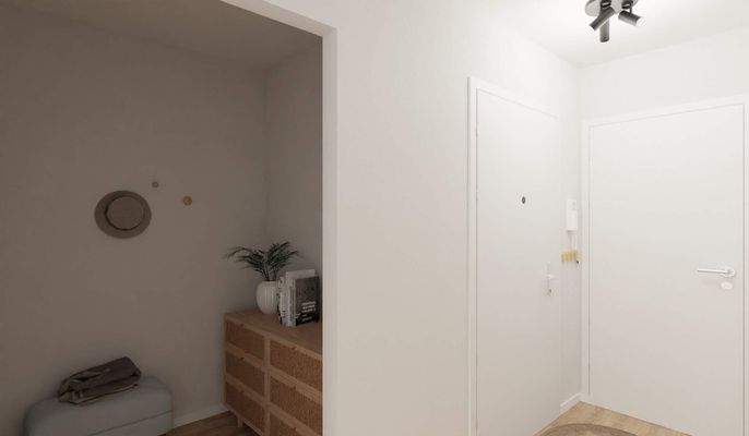 Heller und freundlicher Eingangsbereich