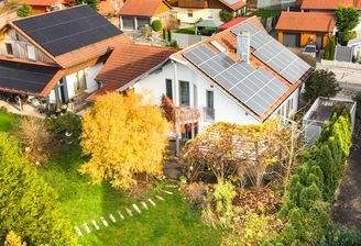 Drohne SW-Ansicht