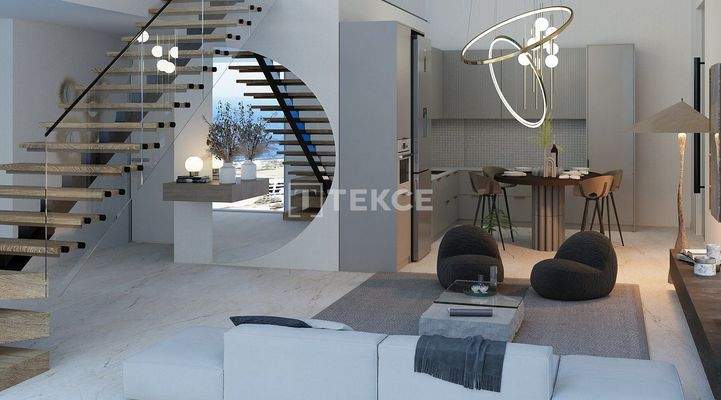 Apartments with Mountain and Sea Views in Girne Esentepe