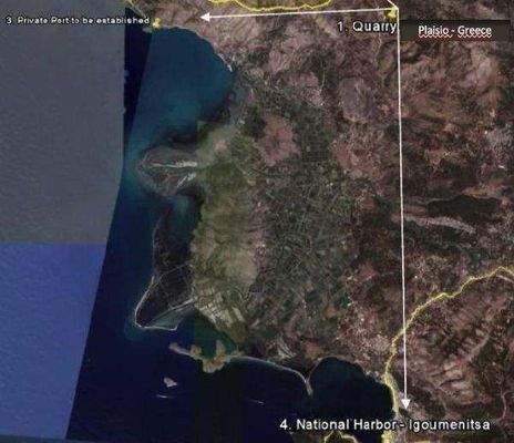 nur 14 km entfernt vom Internat. Hafen Igoumenitsa