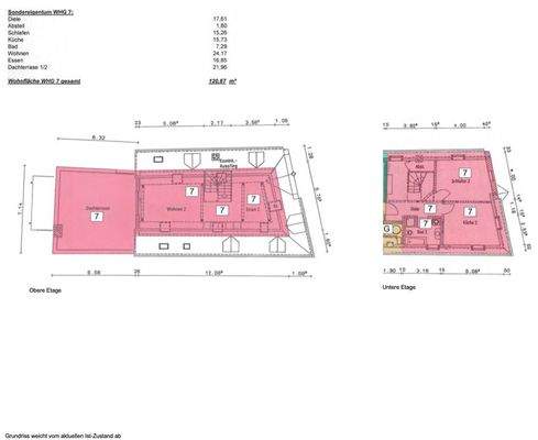 Wohnfläche und Grundriss