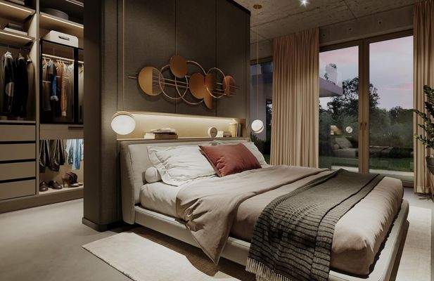 mit Ankleide und En-Suite-Bad