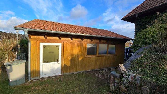 Carport mit Abstellraum