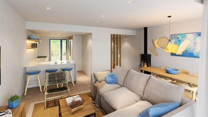 Living-dining-kitchen