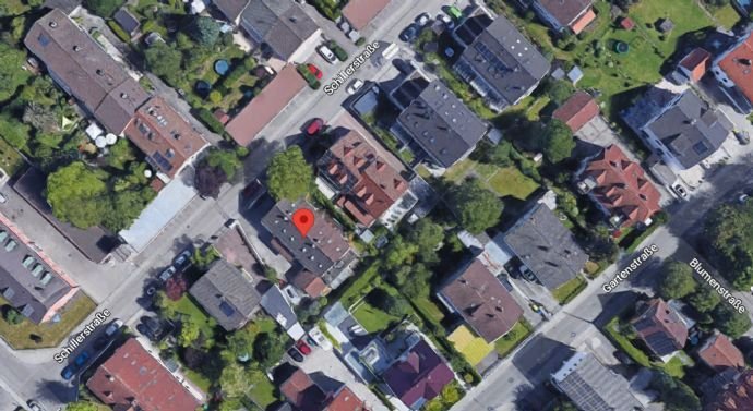Die Wohnsiedlung - Bildausschnitt aus Googlemaps