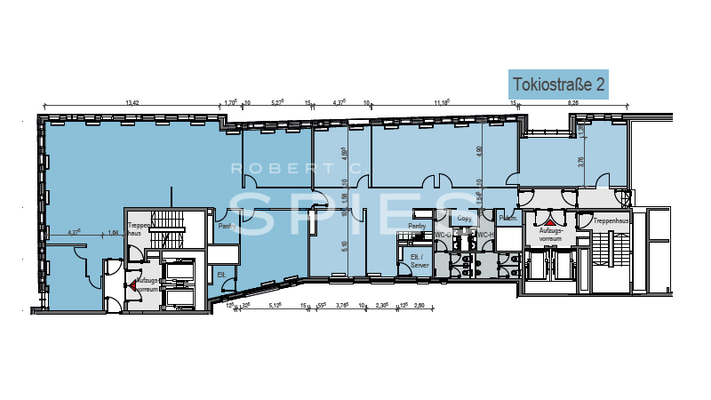 AUFTEILUNG / MB 2-3 / 7. OG / ca. 481 m²