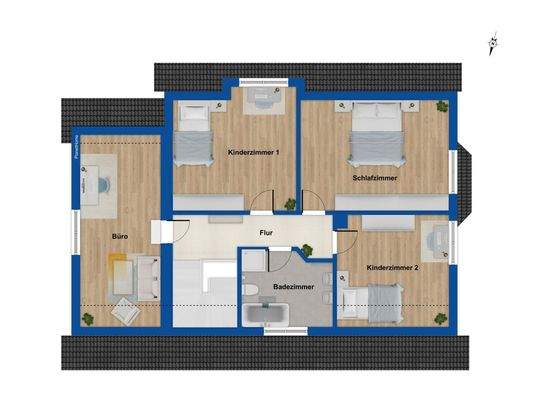 Grundriss Dachgeschoss