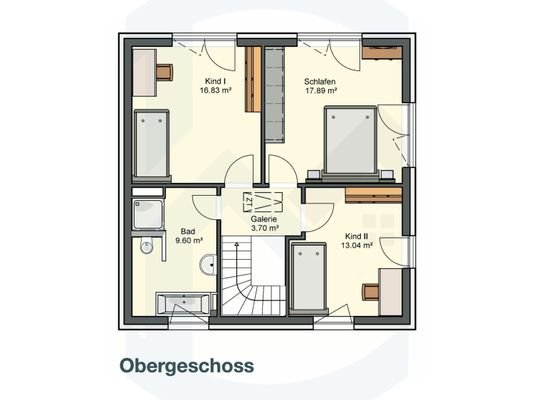 Grundriss - Obergeschoss