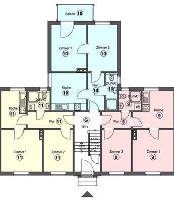 Grundriss W10 - EG mitte