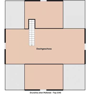 Grundriss ohne Maßstab / Top 2 DG